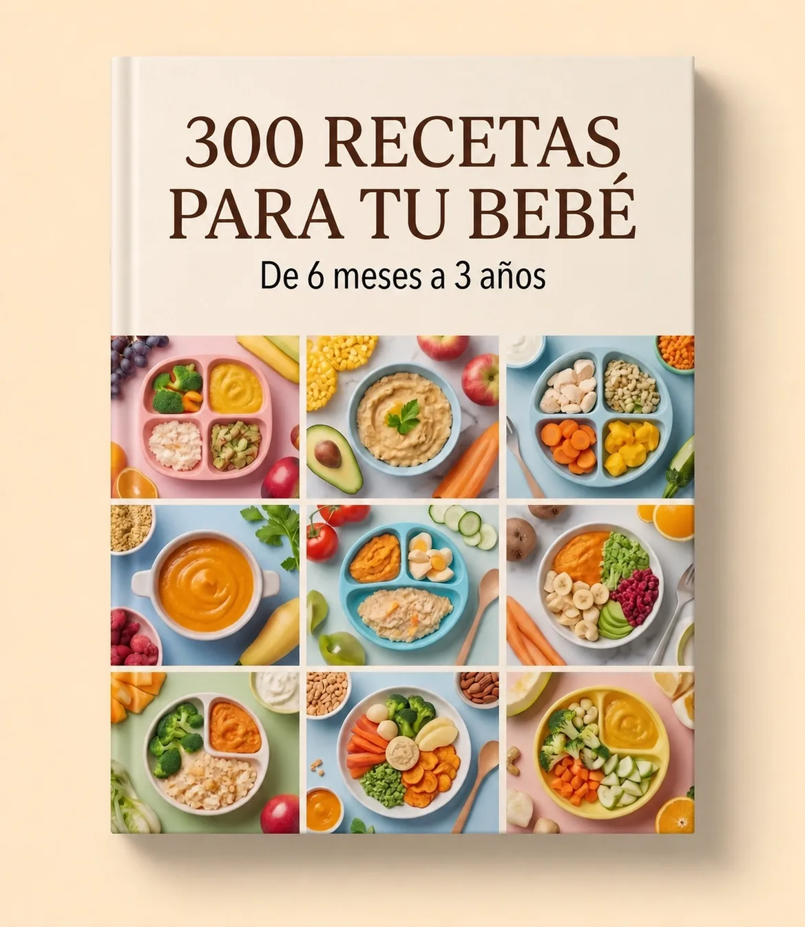 Portada del ebook 300 recetas para tu bebé